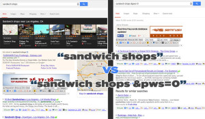 Google and Matt Cutts solution to personalized search engine results - &pws=0