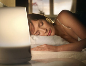 The Phillips HF3471 helped me address my problems trying to wake up and trying to get to sleep